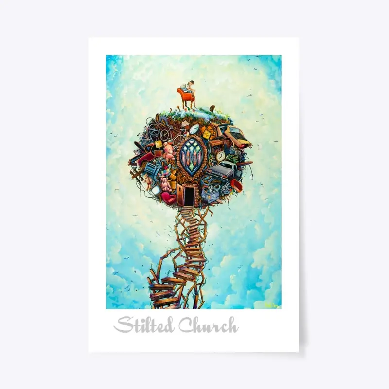 BeloZero Art- Stilted Church 