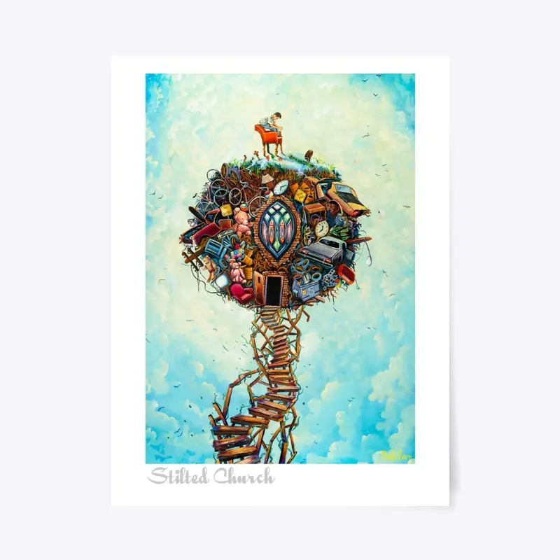 BeloZero Art- Stilted Church 